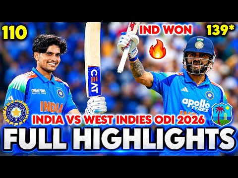 India vs West Indies 1st ODI Full Highlights 2026 | IND vs WI 1st ODI Match Highlights 2 hqdefault 2355