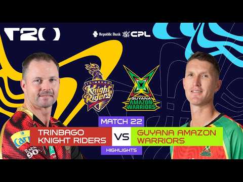 Highlights | Trinbago Knight Riders vs Guyana Amazon Warriors | CPL 2026 2 hqdefault 642