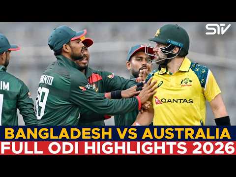Bangladesh Take On Australia🔥 | 1st ODI Full Highlights | 2026 ODI Series | M9K1K 2 hqdefault 835