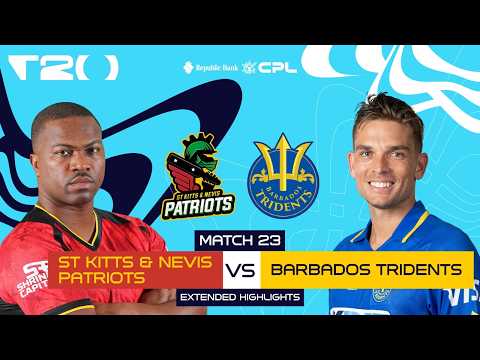 <div>Extended Highlights | St Kitts & Nevis Patriots vs Barbados Tridents | CPL 2026</div> 2 hqdefault 838